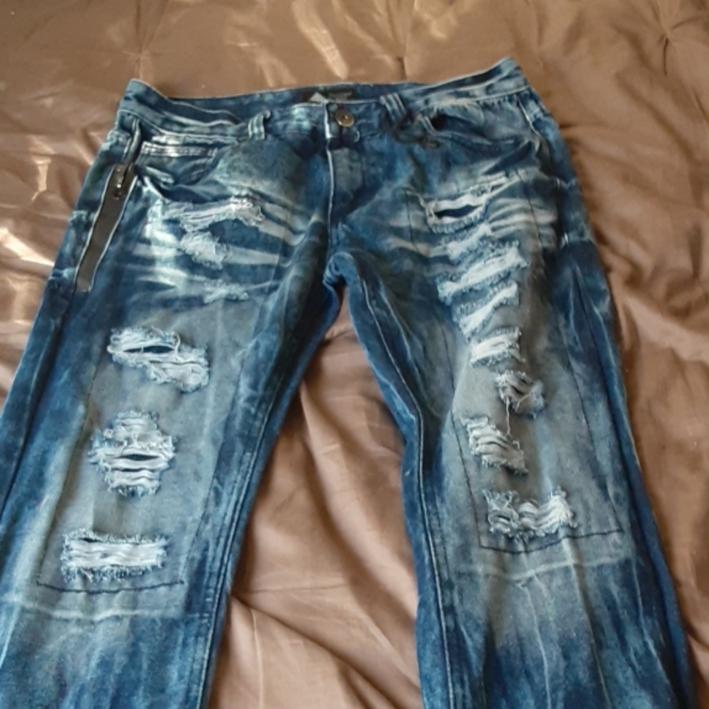 Dark blue road narrow jeans